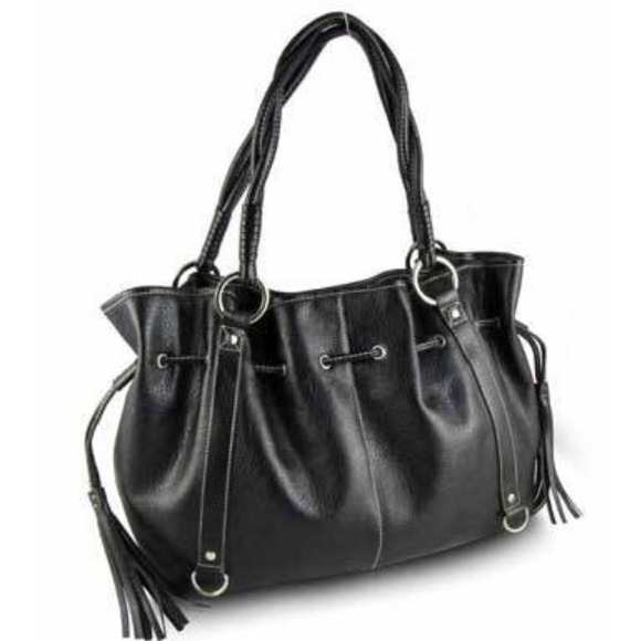 RESERVED Black Drawstring Type Hobo