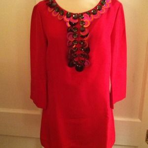 New WT Tory Burch Effie tunic in orchid size 8