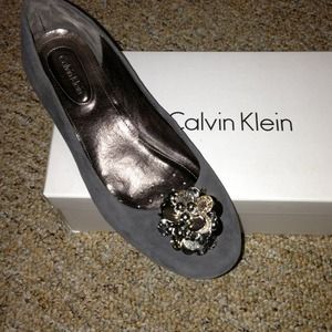 Authentic Calvin Klein Maxee Suede Flats