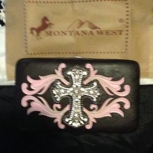 Montana West Bling wallet w/ dust bag