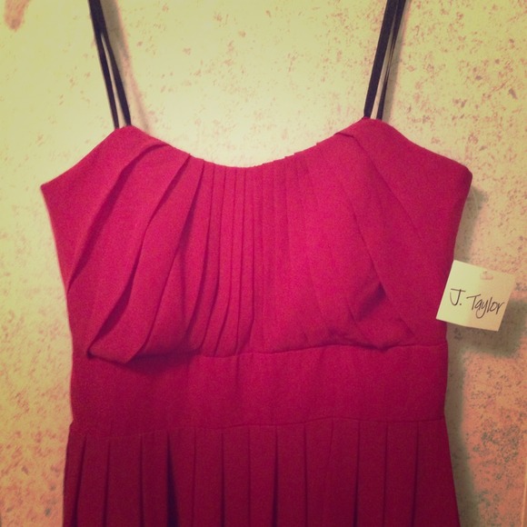 Strapless Red Dress