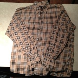 Burberry Long Sleeve Button Down- Men's Medium