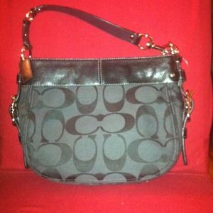 NEW** Coach Signature Zoe Shoulder Bag Purse Tote
