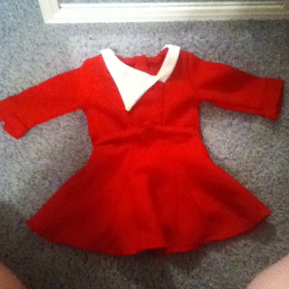 American Girl Doll Christmas Dress.