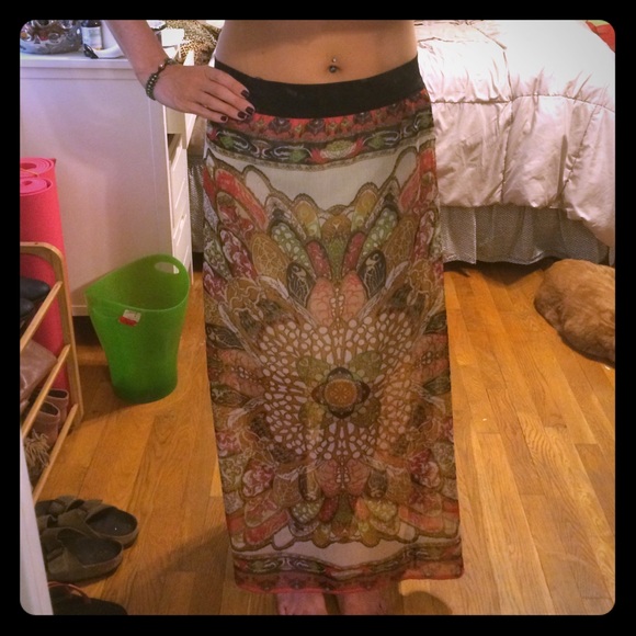 Sheer Mandala Skirt