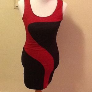 ***SOLD***Black / Red Dress