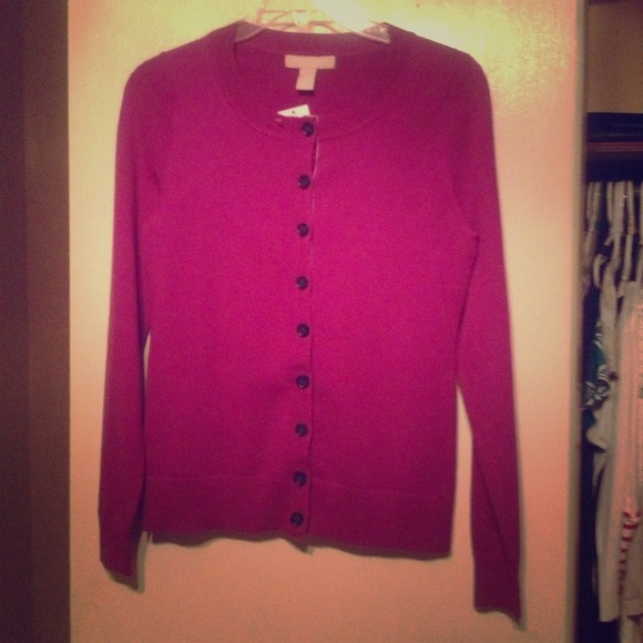 Brand new Banana Republic purple cardigan!