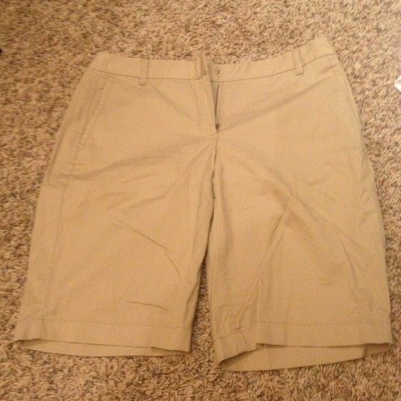 J. Crew Tan Bermuda Shorts!