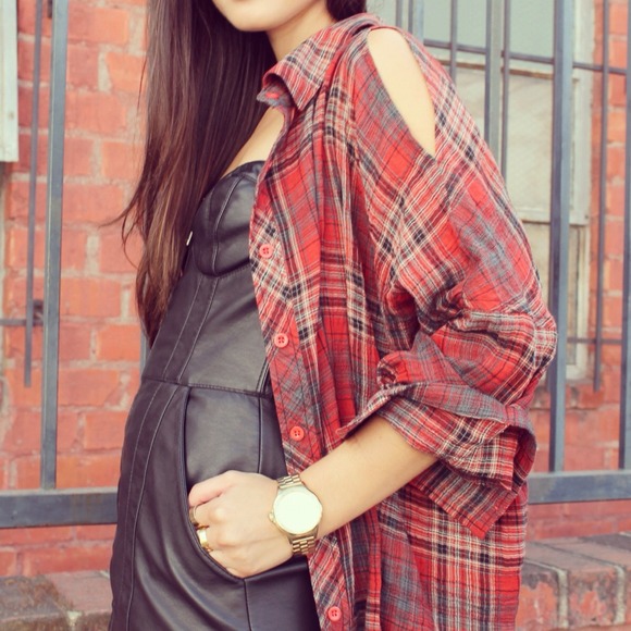 Plaid top **RESERVED** for @hannahstephens