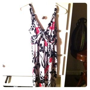 Floral summer dress.