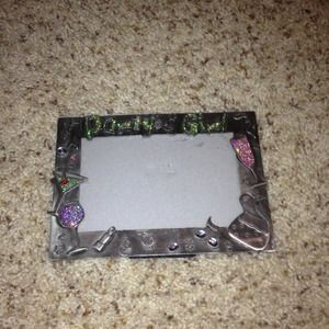 Glitter party girl frame