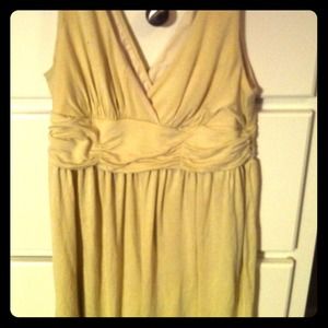 💗Yellow babydoll summer dress.