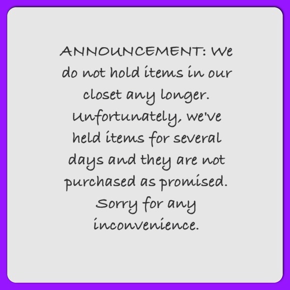 No longer holding items.