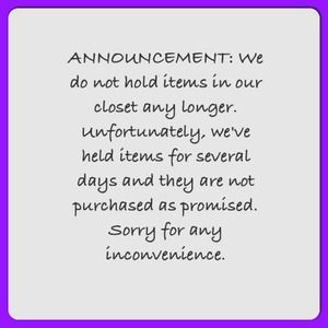 No longer holding items.