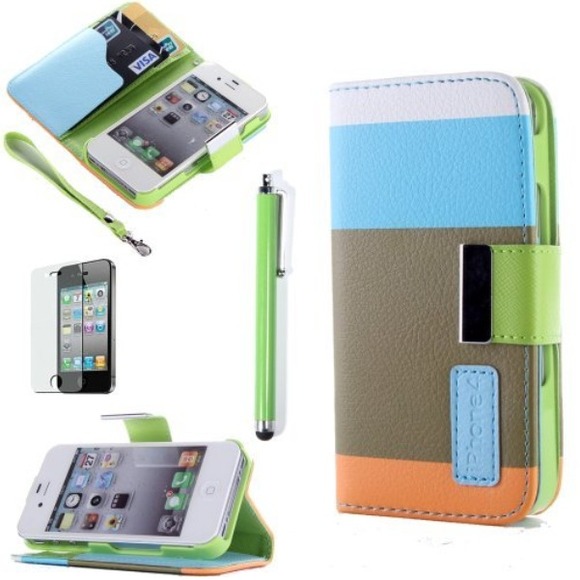 iPhone 4/4S Wallet Case - Picture 1 of 4