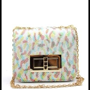 Becca Metalic cross body Evening-Multi
