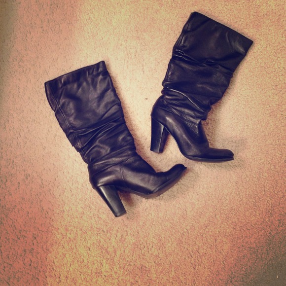 ❤SOLD/BUNDLED❤BP slouch boots in black leather