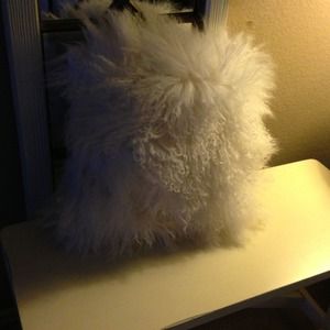 Mohair toss pillow from Pier 1