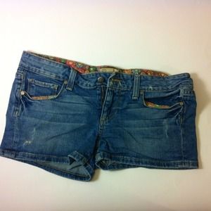 Denim shorts