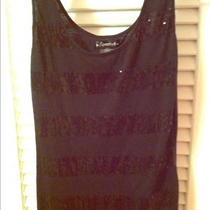 🚨Reduced!!! Black sequin tank