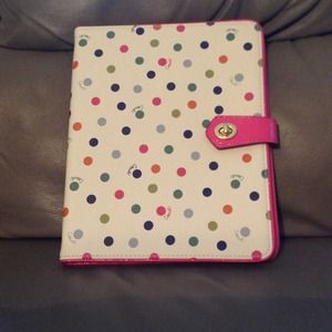 Coach Multi-Dot iPad Case NWT