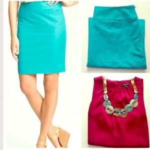 Mint Necklace with Teal accent chunky Necklace