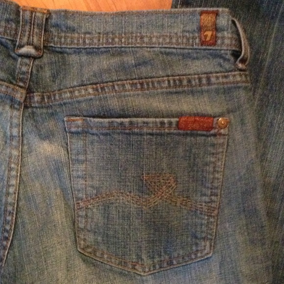SALE🌷SZ -30 W 7 for all MANKIND "ROCKER" JEANS - Picture 2 of 4