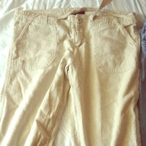 Khaki colored pants