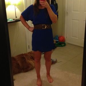 🚫SOLD🚫Forever 21 racerback blue dress