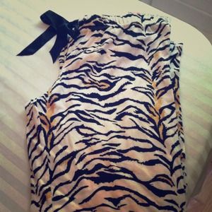 Leopard pajama pants