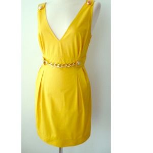 D&G cute yellow dress ... 100% cotton ..