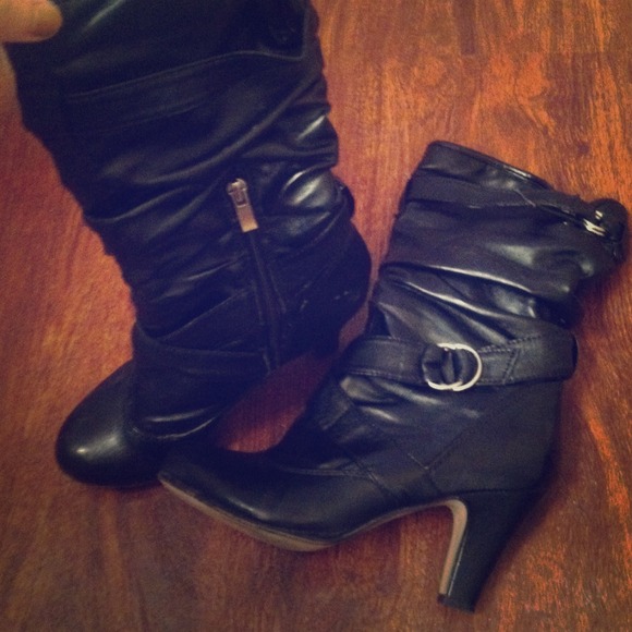 Shoes - Faux leather boots