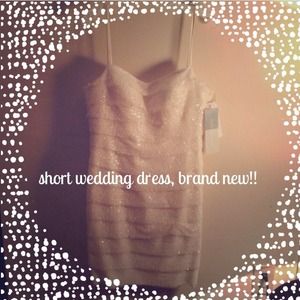 Cocktail or second wedding dress