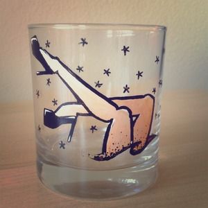 Had painted whiskey glass