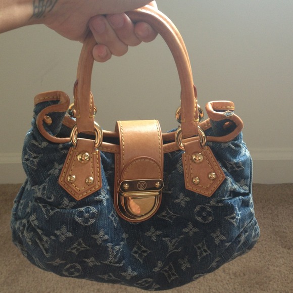 Louis Vuitton Handbags - Louis Vuitton Denim Pleaty Bag