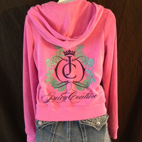 Juicy Couture Sweaters - JUST REDUCED!!!🎀✨Glittery ✨Juicy Couture Hoodie🎀