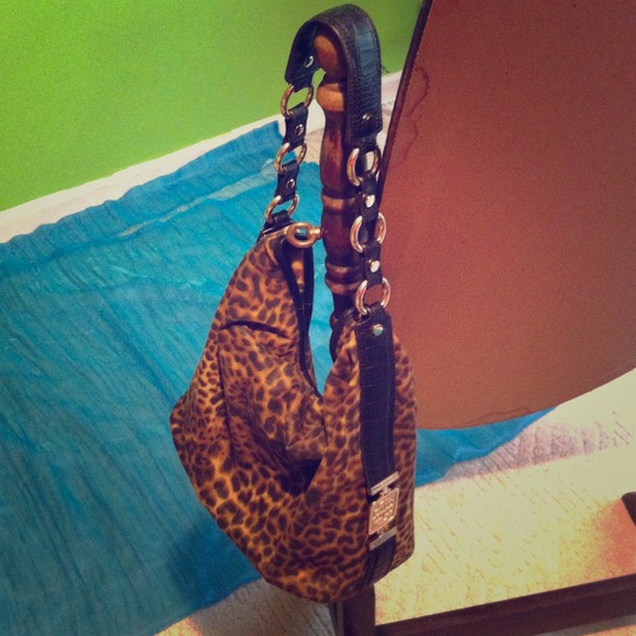 SOLD Fabulous Dana Buchman Leopard Print Purse