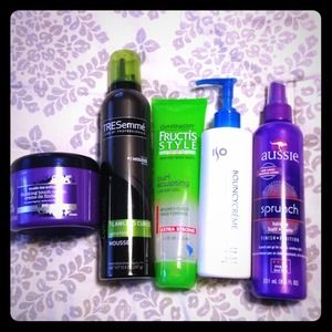 Curly hair product bundle