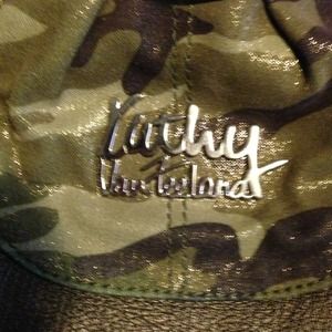 Kathy VanZeeland camo with sparkle purse