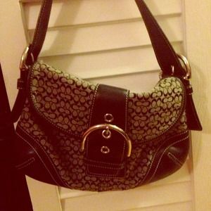 *Reduced* Black coach handbag