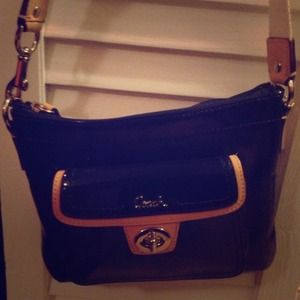 ocean blue coach bag
