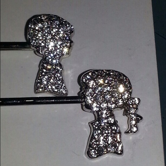 Accessories - Swarovski rhinestone bobby pins