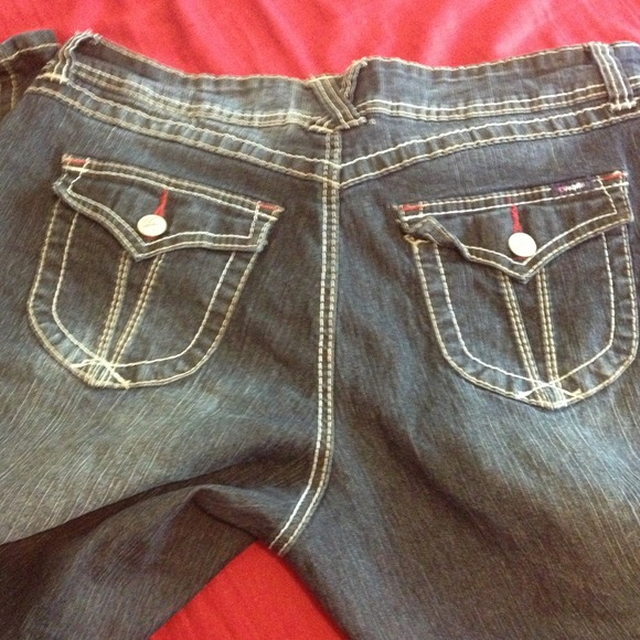 🚫sold in bundle!🚫angels boot cut jeans. 💕 - Picture 2 of 4