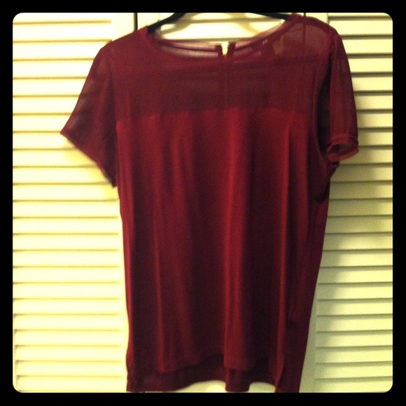 Maroon H&M top