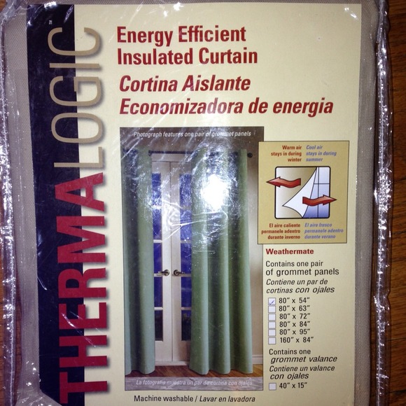 Thermalogic grommet curtains 2pkgs - Picture 1 of 3