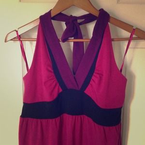 🎀RESERVED🎀Color Block Maternity Halter Top