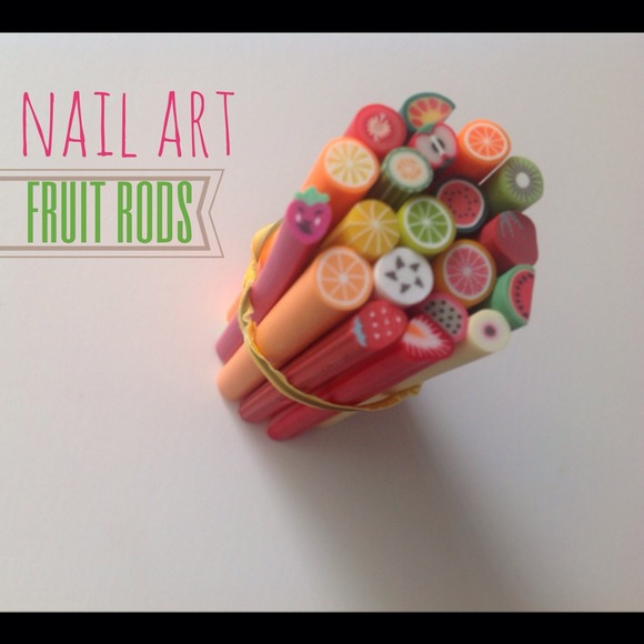 Accessories - Nail art fruit rods 20 pcs all different