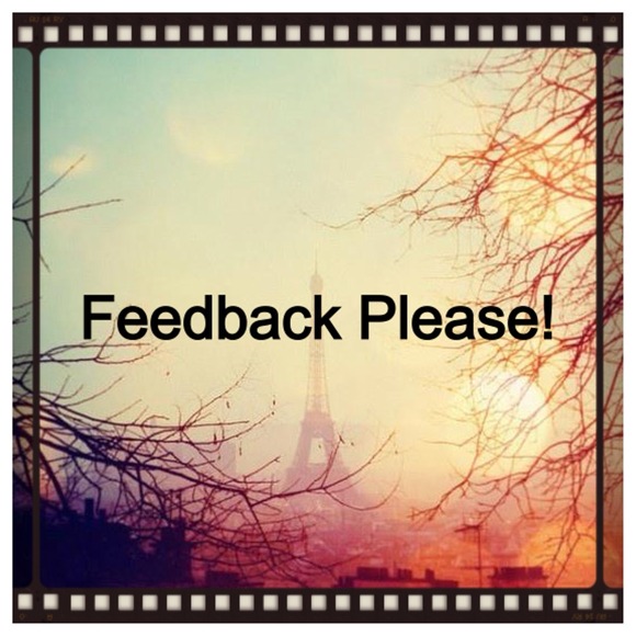 Feedback please