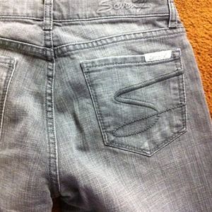 👖Seven 7 smoke gray jeans. Worn 1 or 2 times👖