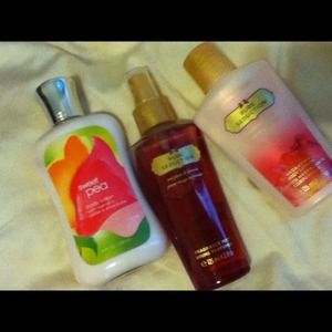 Lotions curling iron and northface bundle